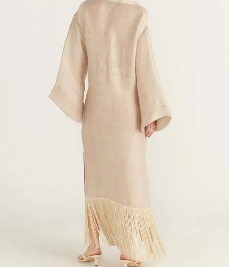 Dresses-Taller Marmo Tigris Dress in Ecru