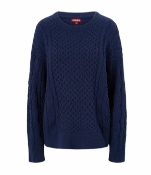 Knitwear-Staud Tracy Sweater in Navy
