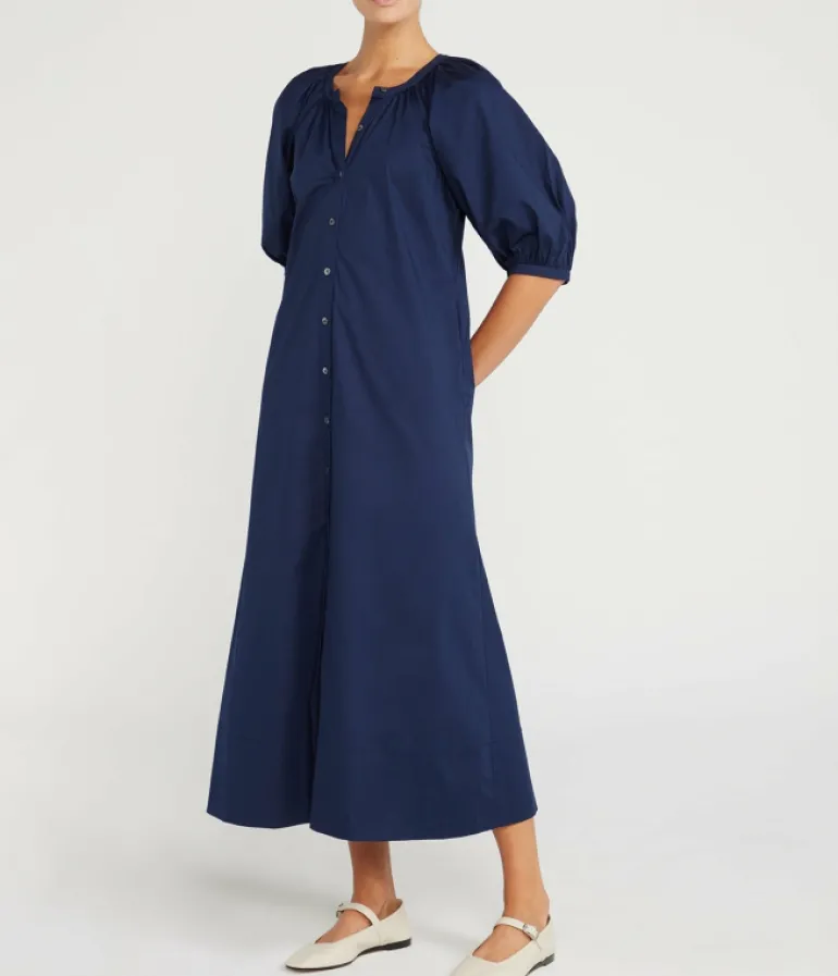Dresses-Mode Sportif Vincent Dress in Navy