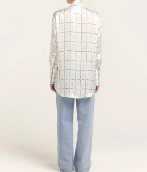 Tops-Maggie Marilyn You Remind Me of A Sunday Shirt Sweet Pea Ruffle Check Shirt