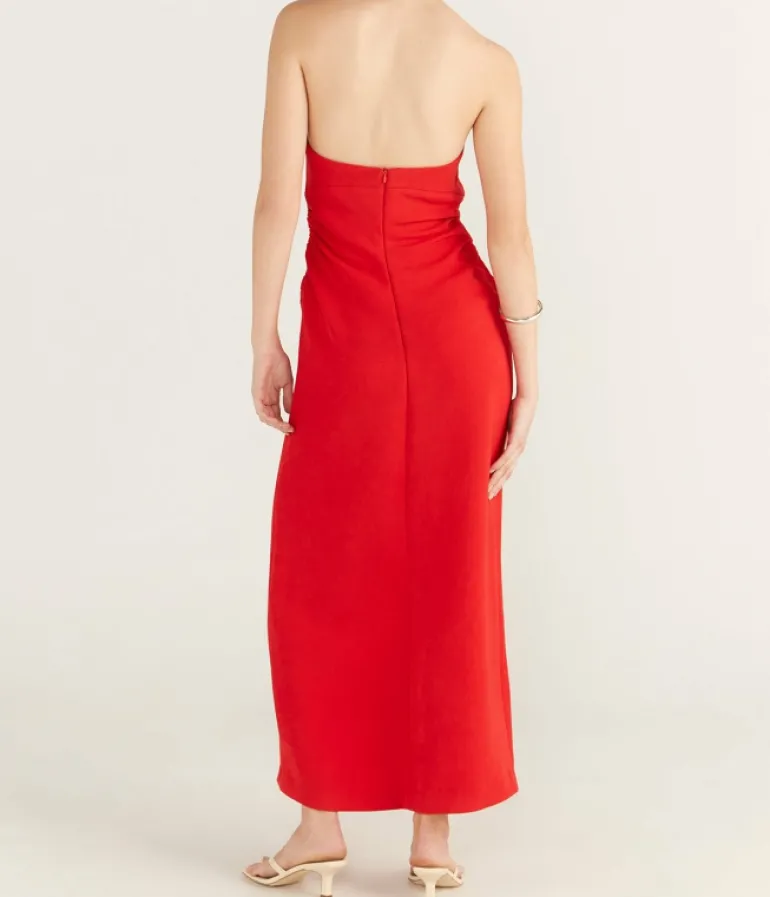 Dresses-Wynn Hamlyn Zoe Bodice Dress in Red