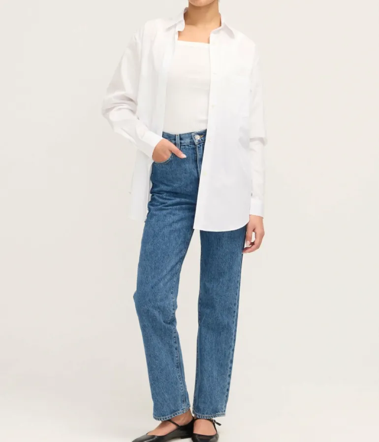 Tops-Flore Flore Zoe Shirt in White