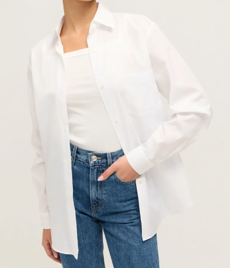 Tops-Flore Flore Zoe Shirt in White